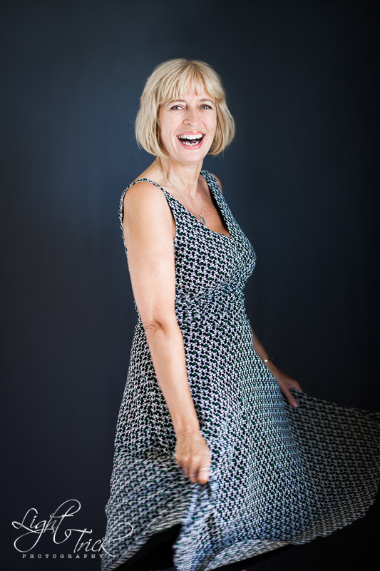 portrait of a beautiful 50 year old woman